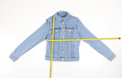 Womens UK Size XS VERO MODA Blue Basic Jacket