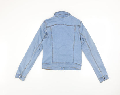 Womens UK Size XS VERO MODA Blue Basic Jacket