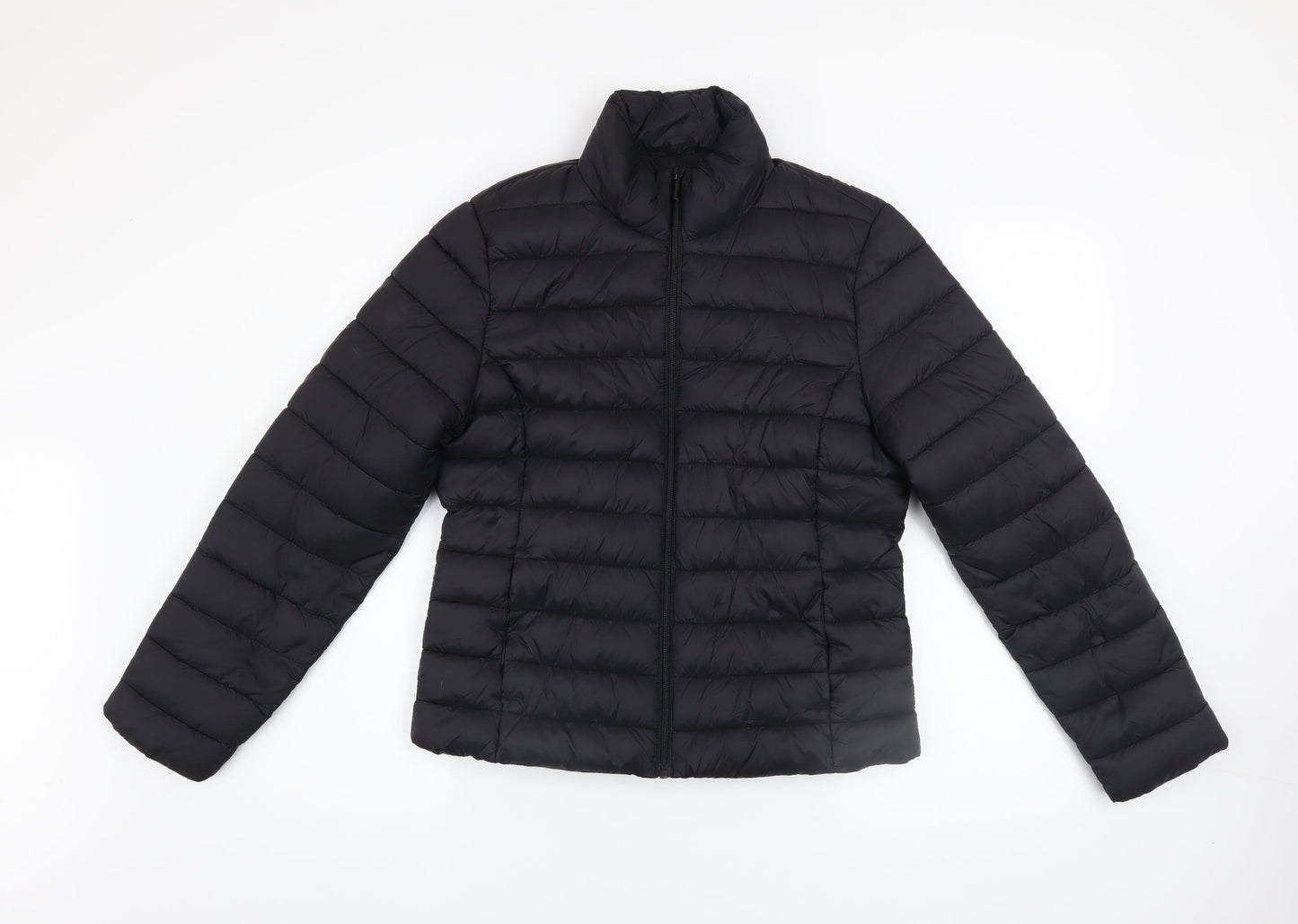 Womens UK Size S Primark Black Puffer Jacket