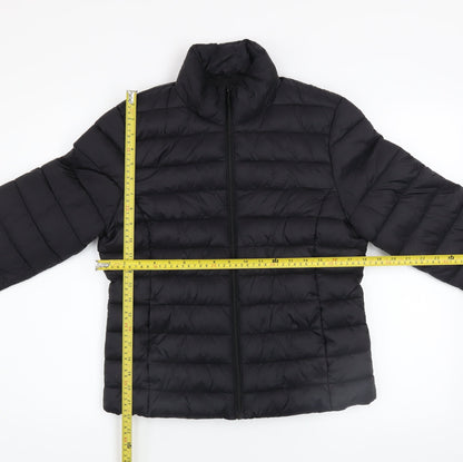 Womens UK Size S Primark Black Puffer Jacket