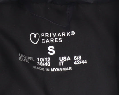 Womens UK Size S Primark Black Puffer Jacket