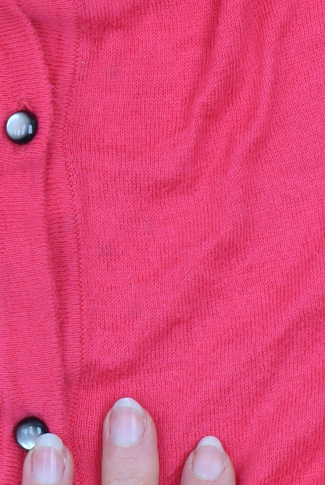Womens UK Size S Gap Pink Cardigan Jumper