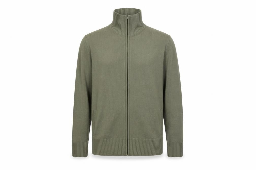 Mens UK Size 3XL rogers+rogers Green Full Zip Jumper