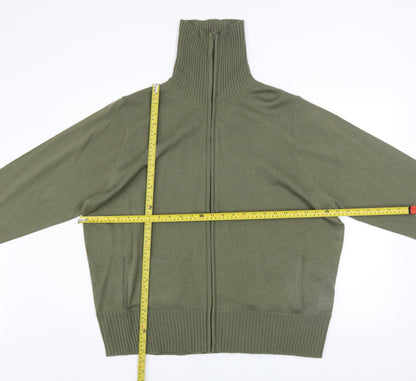 Mens UK Size 3XL rogers+rogers Green Full Zip Jumper