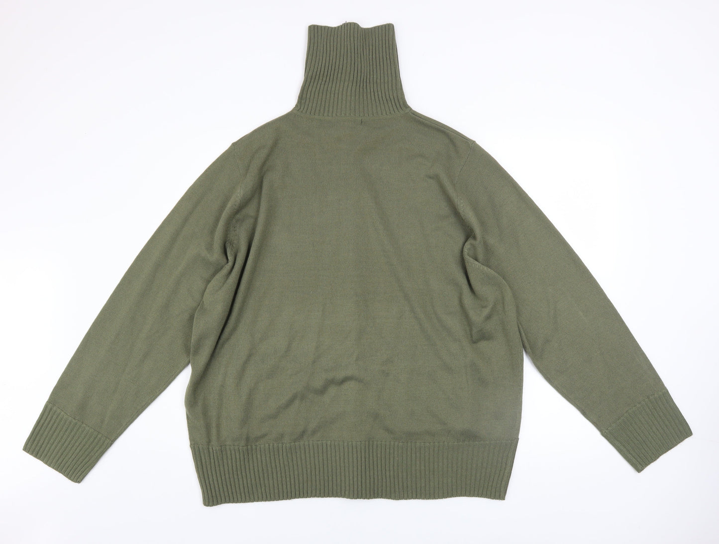 Mens UK Size 3XL rogers+rogers Green Full Zip Jumper
