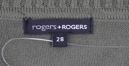 Mens UK Size 3XL rogers+rogers Green Full Zip Jumper