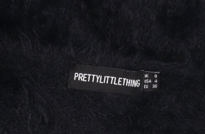 Womens UK Size 8 PRETTYLITTLETHING Black Pullover Jumper