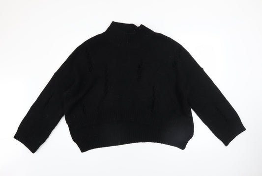 Womens UK Size XS French Connection Black Pullover Jumper