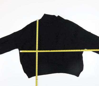 Womens UK Size XS French Connection Black Pullover Jumper