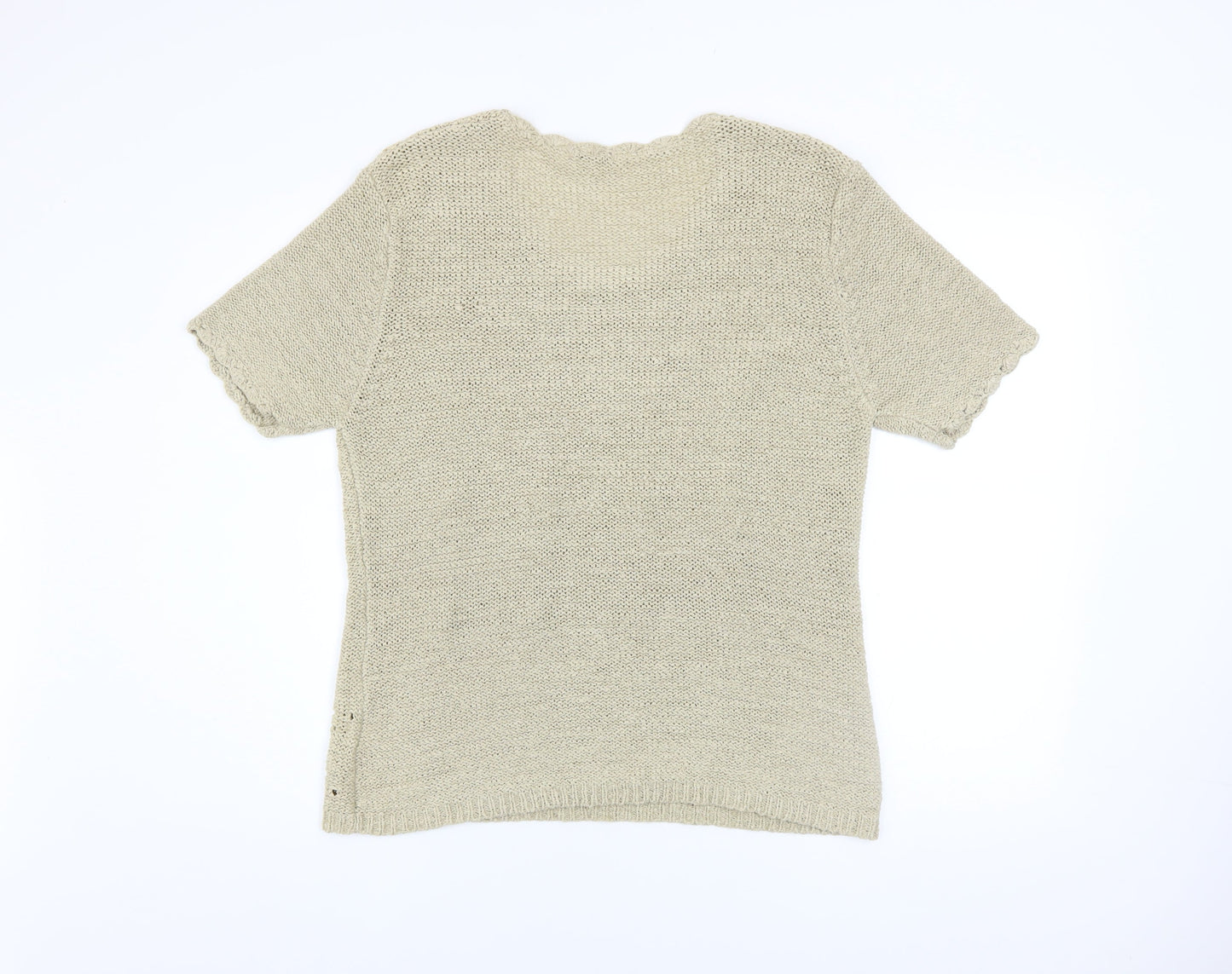 Womens UK Size 18/20 Damart Beige Basic Blouse