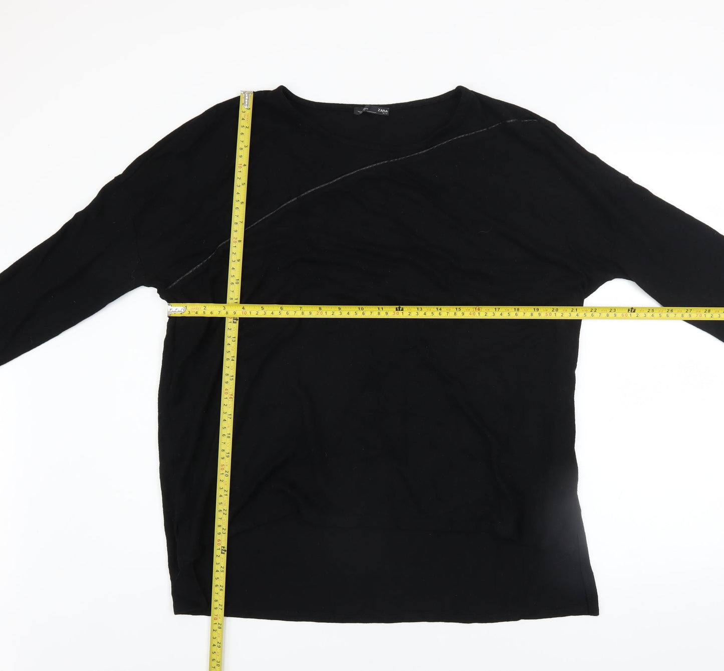 Womens UK Size M Zara Black Pullover Jumper