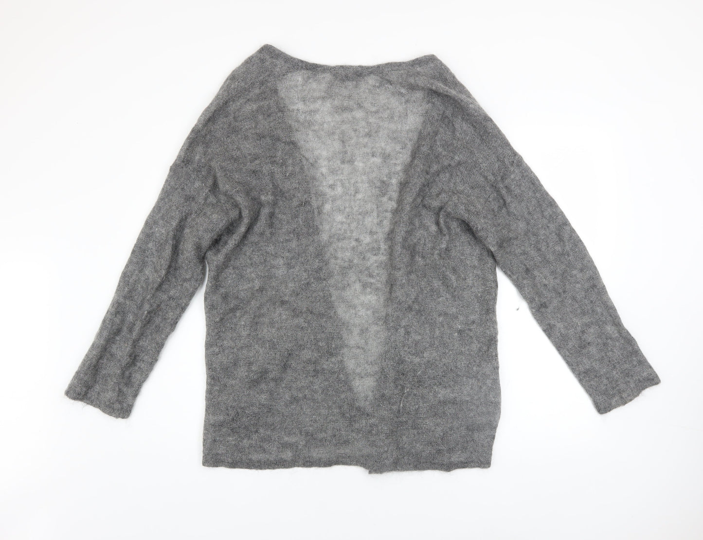 Womens UK Size M H&M Grey Cardigan Jumper