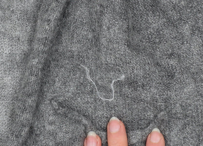 Womens UK Size M H&M Grey Cardigan Jumper