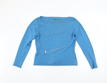 Womens UK Size 12 Karen Millen Blue Pullover Jumper