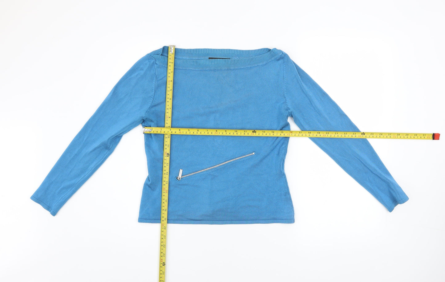 Womens UK Size 12 Karen Millen Blue Pullover Jumper