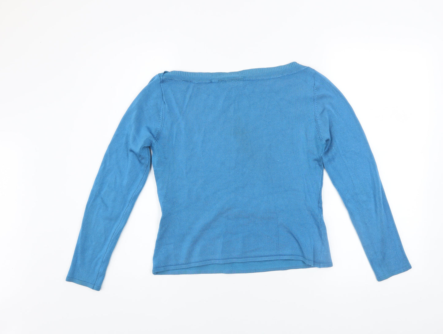Womens UK Size 12 Karen Millen Blue Pullover Jumper