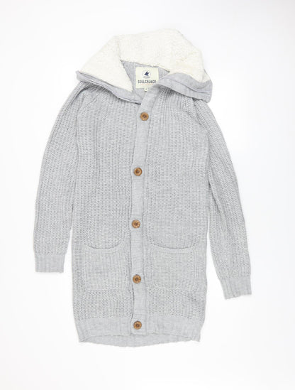 Womens UK Size 8 SoulCal & Co Grey Basic Jacket