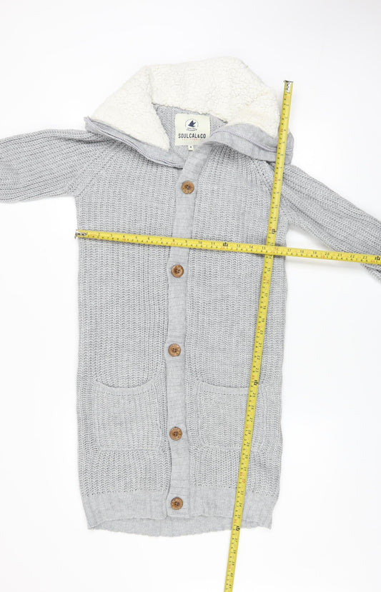 Womens UK Size 8 SoulCal & Co Grey Basic Jacket