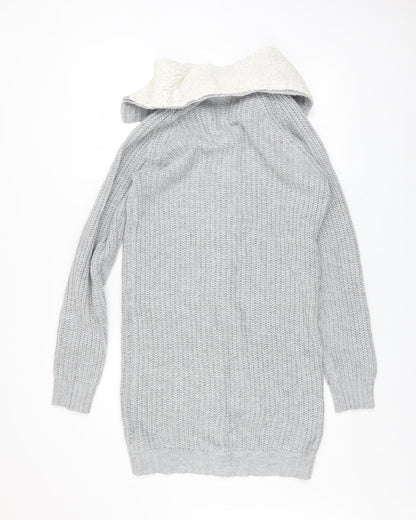 Womens UK Size 8 SoulCal & Co Grey Basic Jacket