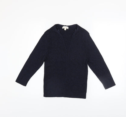 Womens UK Size 10 Marks and Spencer Blue Pullover Jumper