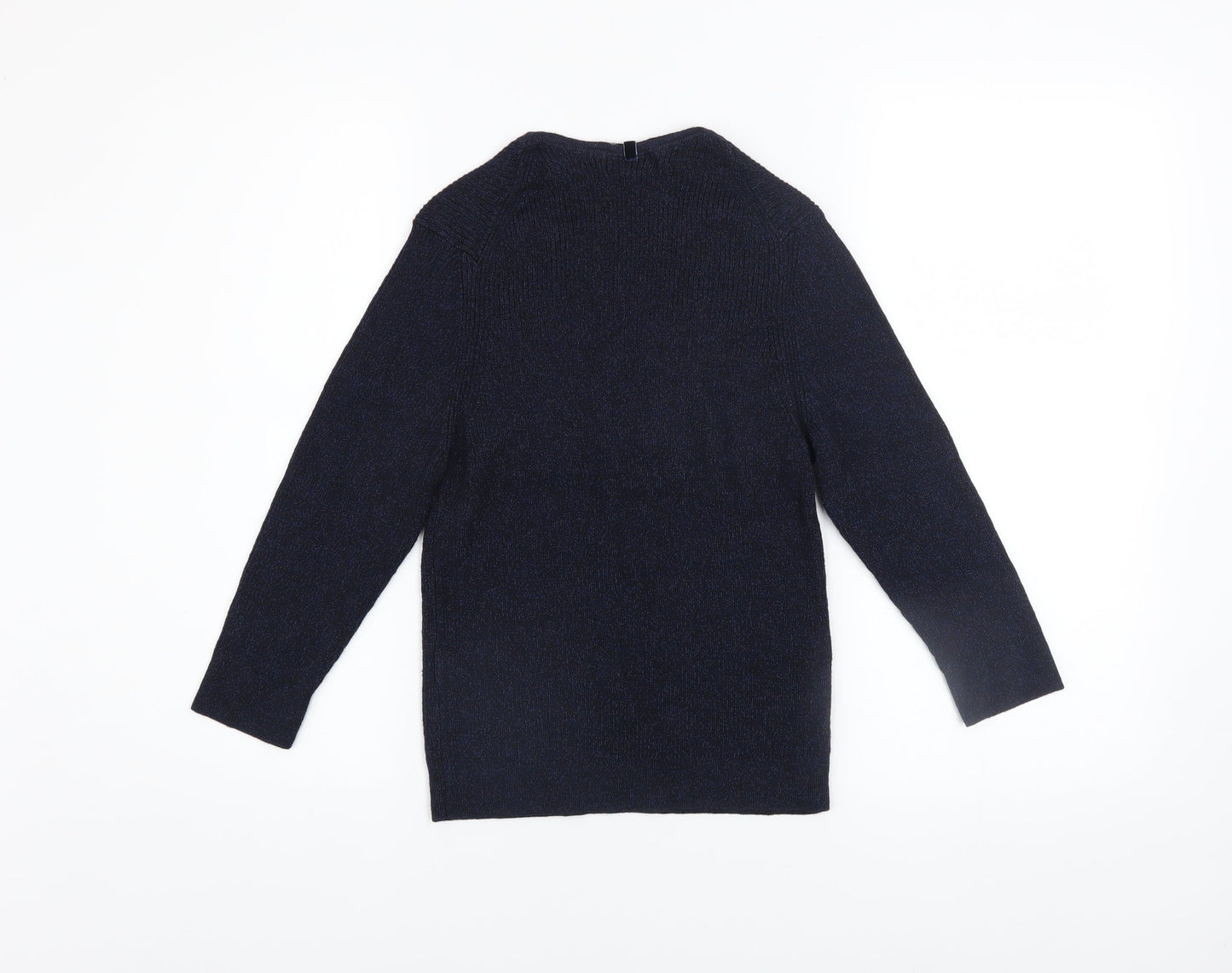 Womens UK Size 10 Marks and Spencer Blue Pullover Jumper