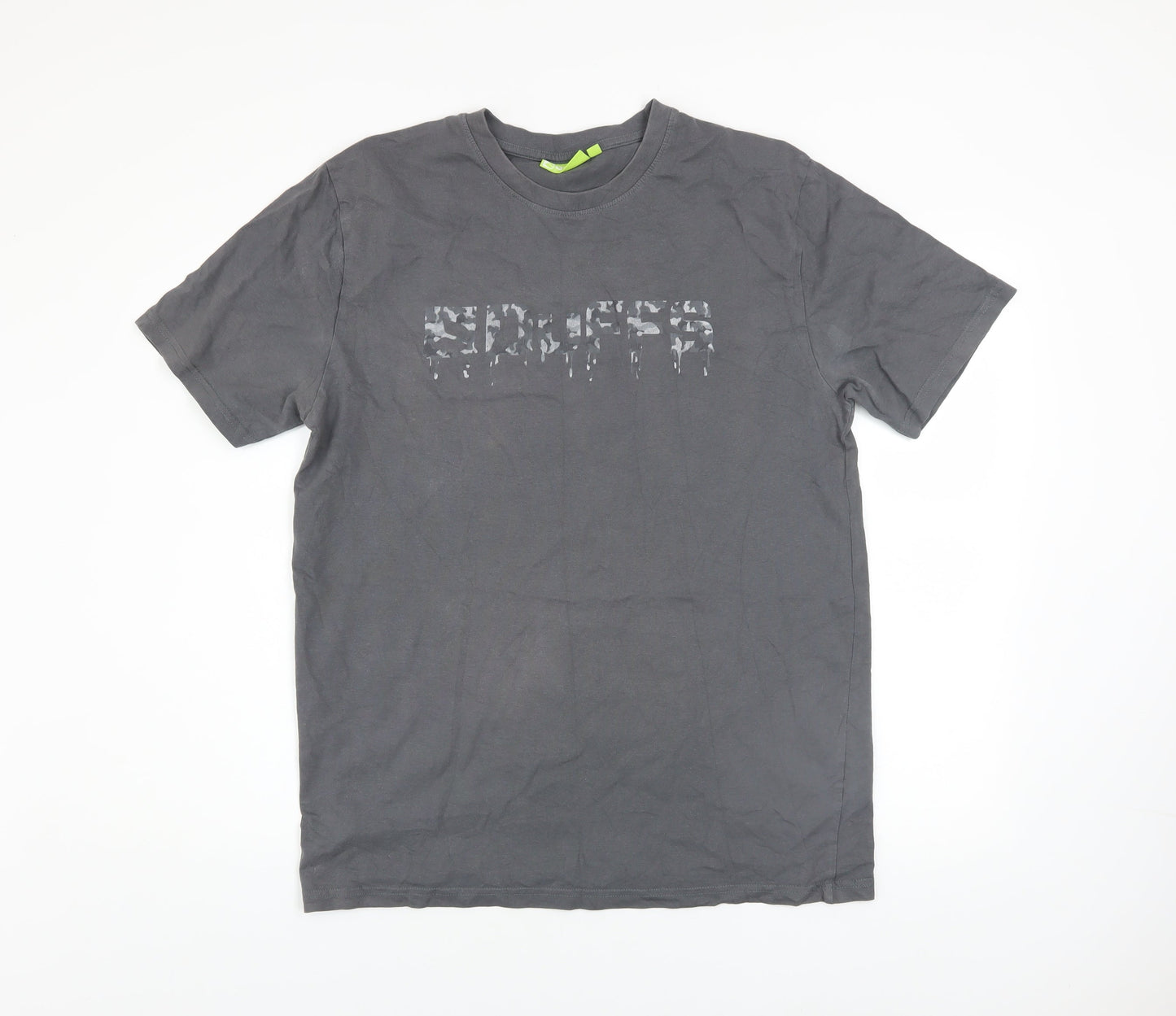 Mens UK Size L Duffs Grey  T-Shirt