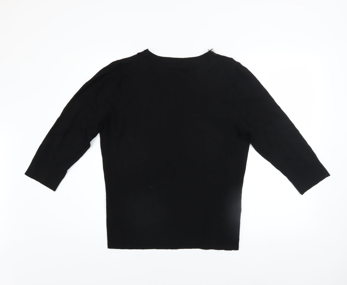Womens UK Size 16 Marks and Spencer Black Pullover Jumper