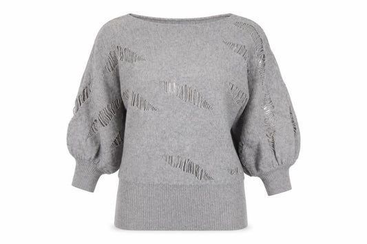 Womens UK Size S Ravi Famous Grey Pullover Jumper