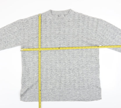 Womens UK Size XL New Look Grey Pullover Jumper
