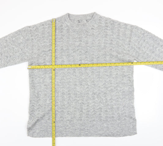 Womens UK Size XL New Look Grey Pullover Jumper