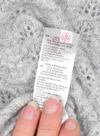 Womens UK Size XL New Look Grey Pullover Jumper