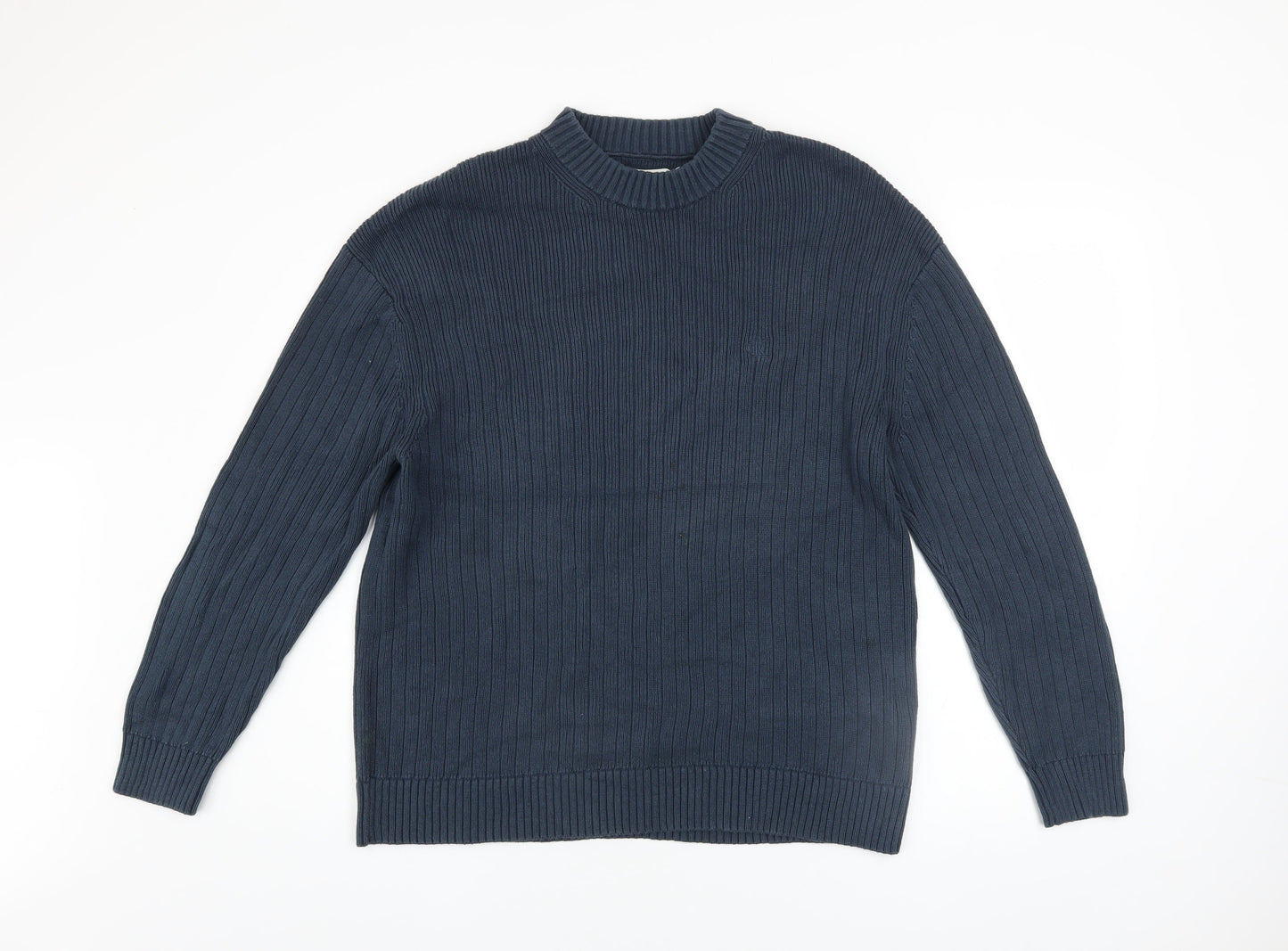 Mens UK Size M Calvin Klein Jeans Blue Pullover Jumper