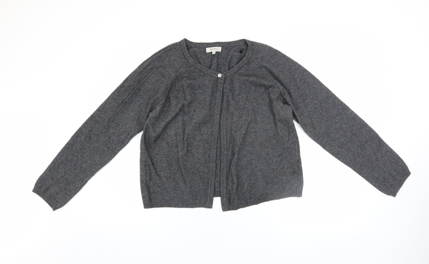Womens UK Size L Bartolini Grey Cardigan Jumper