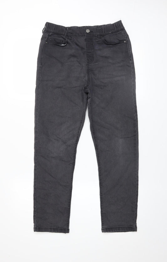 Womens UK Size 27 in Dunnes Stores Regular Fit Straight Black Jeans