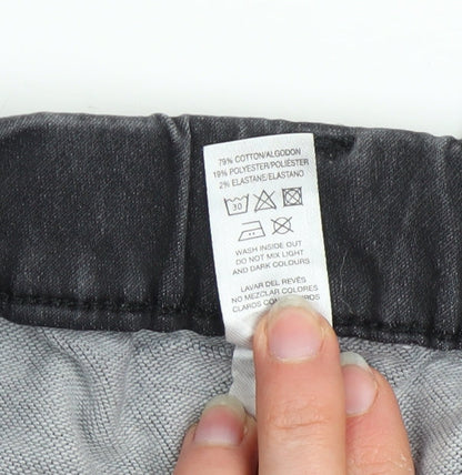 Womens UK Size 27 in Dunnes Stores Regular Fit Straight Black Jeans