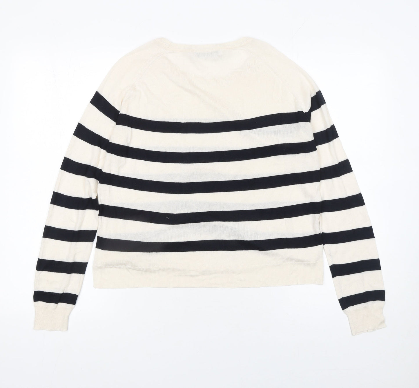 Womens UK Size 12 Zara Ivory Pullover Jumper