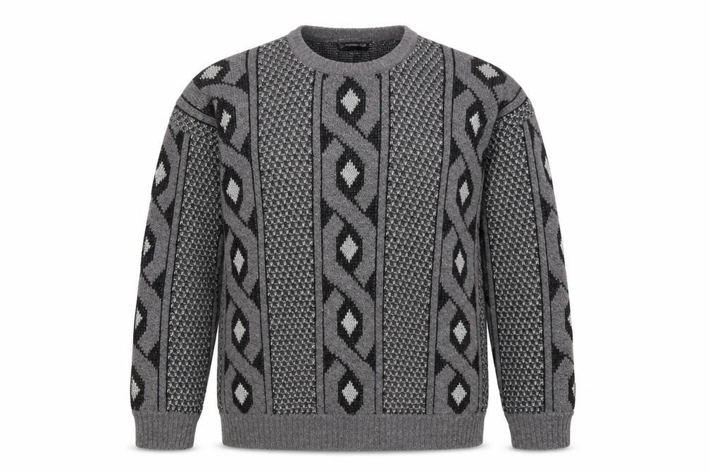 Mens UK Size 2XL Marks and Spencer Grey Pullover Jumper