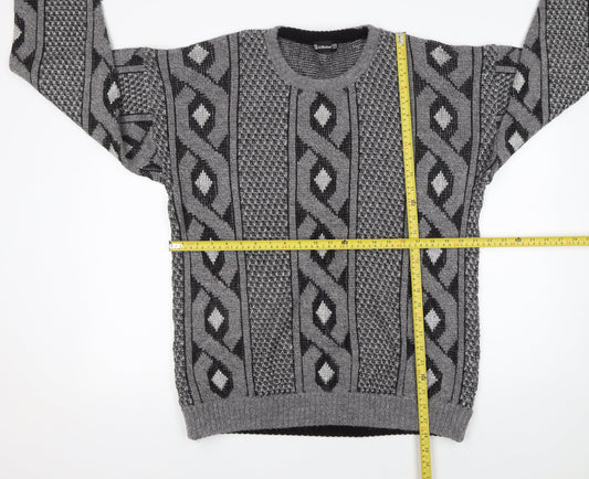 Mens UK Size 2XL Marks and Spencer Grey Pullover Jumper
