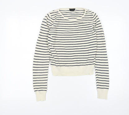 Womens UK Size 8 Topshop Ivory Pullover Jumper