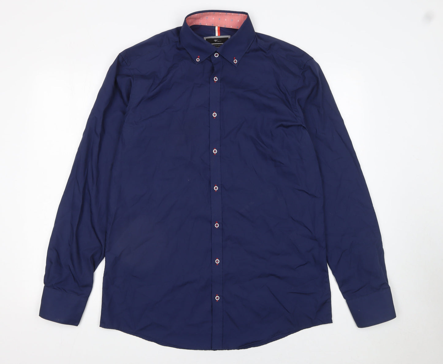 Mens UK Collar Size 42 Venti Smart Blue  Dress Shirt