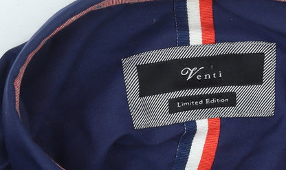 Mens UK Collar Size 42 Venti Smart Blue  Dress Shirt