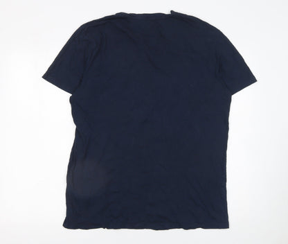 Mens UK Size L JACK & JONES Blue  T-Shirt