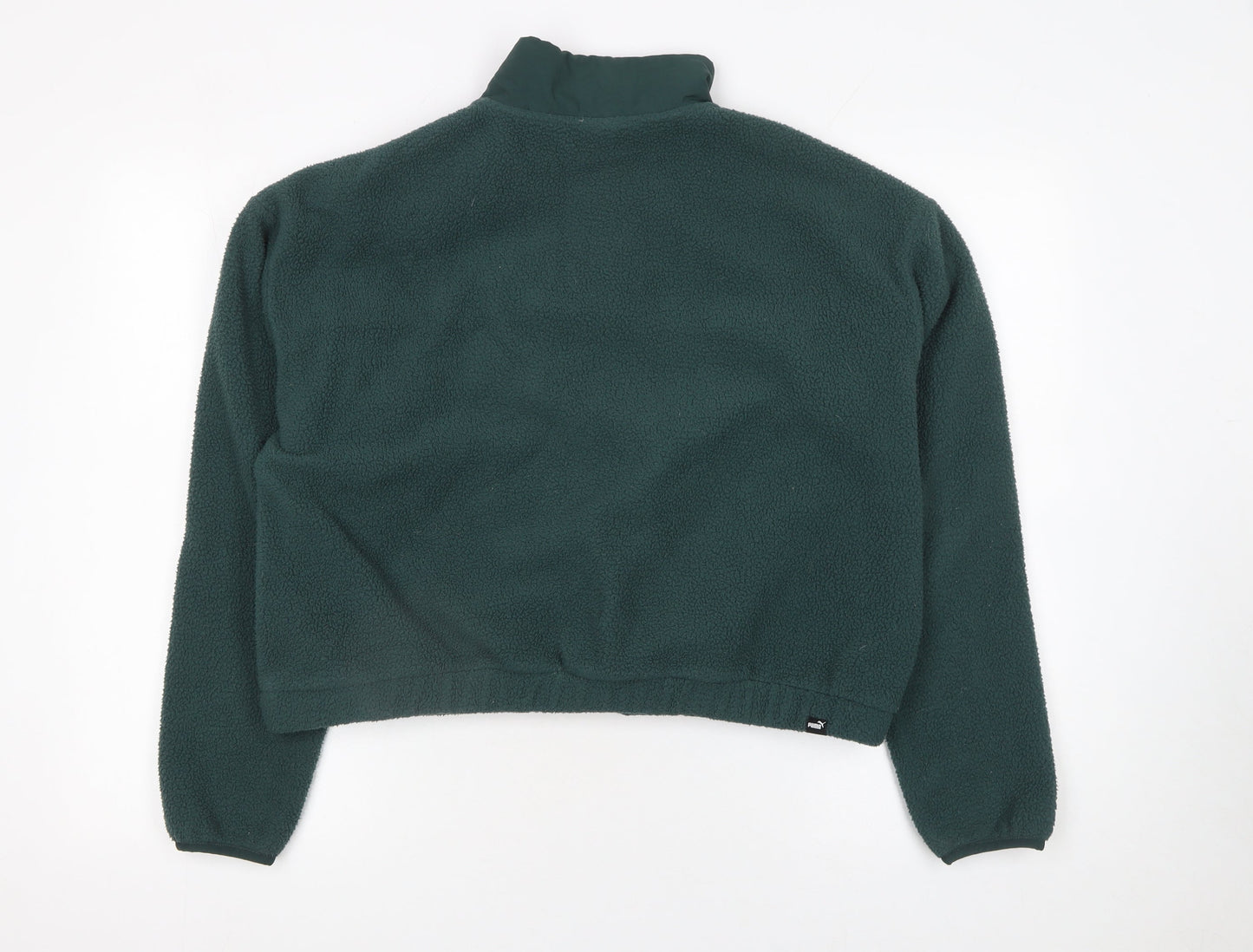 Womens UK Size M PUMA Green Pullover Sweatshirt