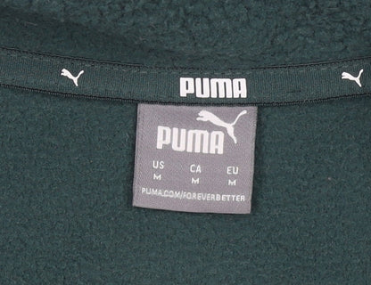 Womens UK Size M PUMA Green Pullover Sweatshirt