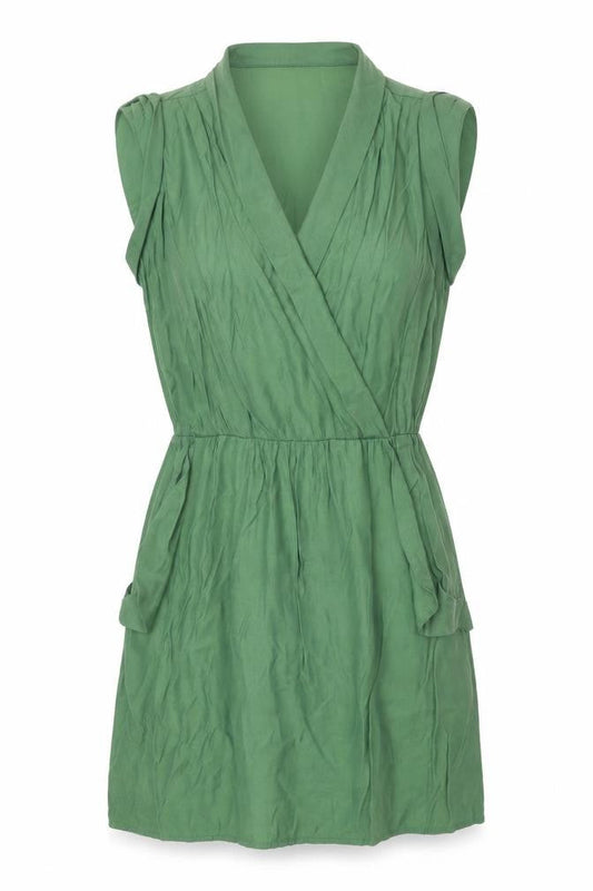 Womens UK Size 10 Louche Wrap Dress