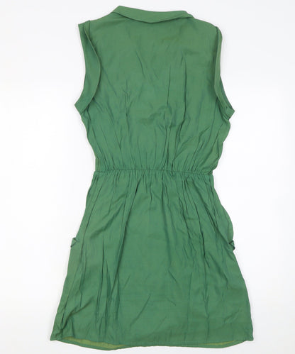 Womens UK Size 10 Louche Wrap Dress