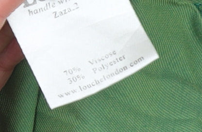 Womens UK Size 10 Louche Wrap Dress