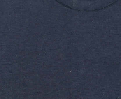 Mens UK Size M Boohoo Blue Pullover Jumper