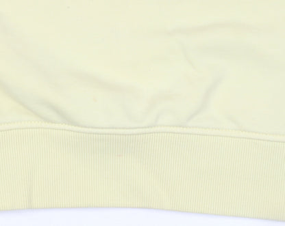 Mens UK Size M Tommy Jeans Yellow Pullover Sweatshirt