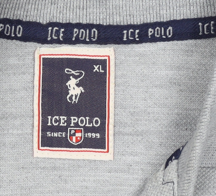Mens UK Size XL ICE POLO Cotton Blend Polo Shirt